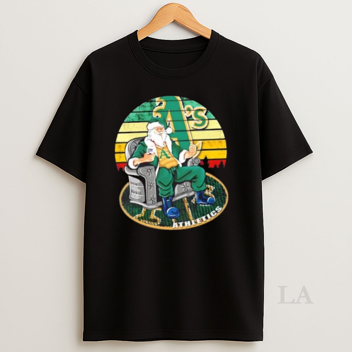 Original Oakland Athletics X Santa Claus Christmas Vintage Shirt