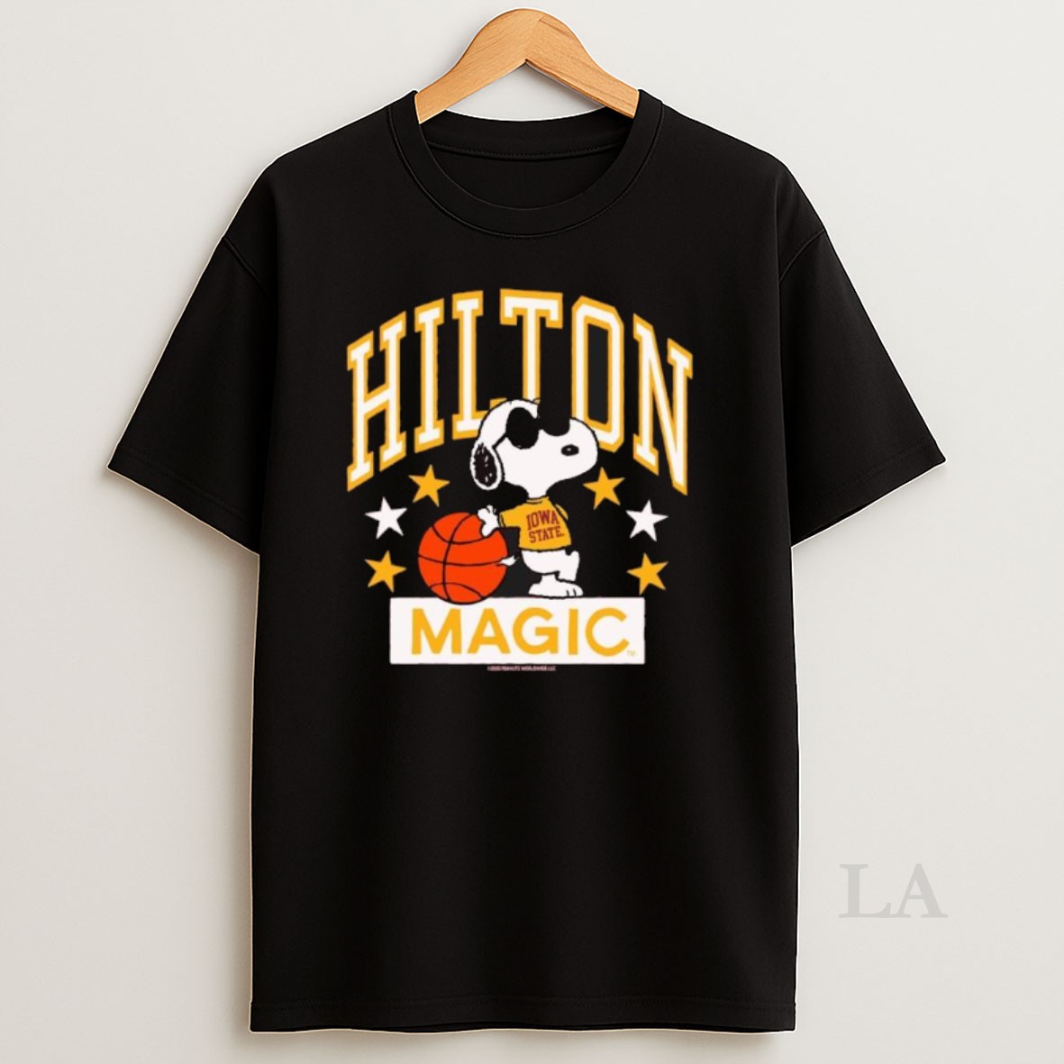 Original Peanuts X Iowa State Hilton Magic Basketball Shirt