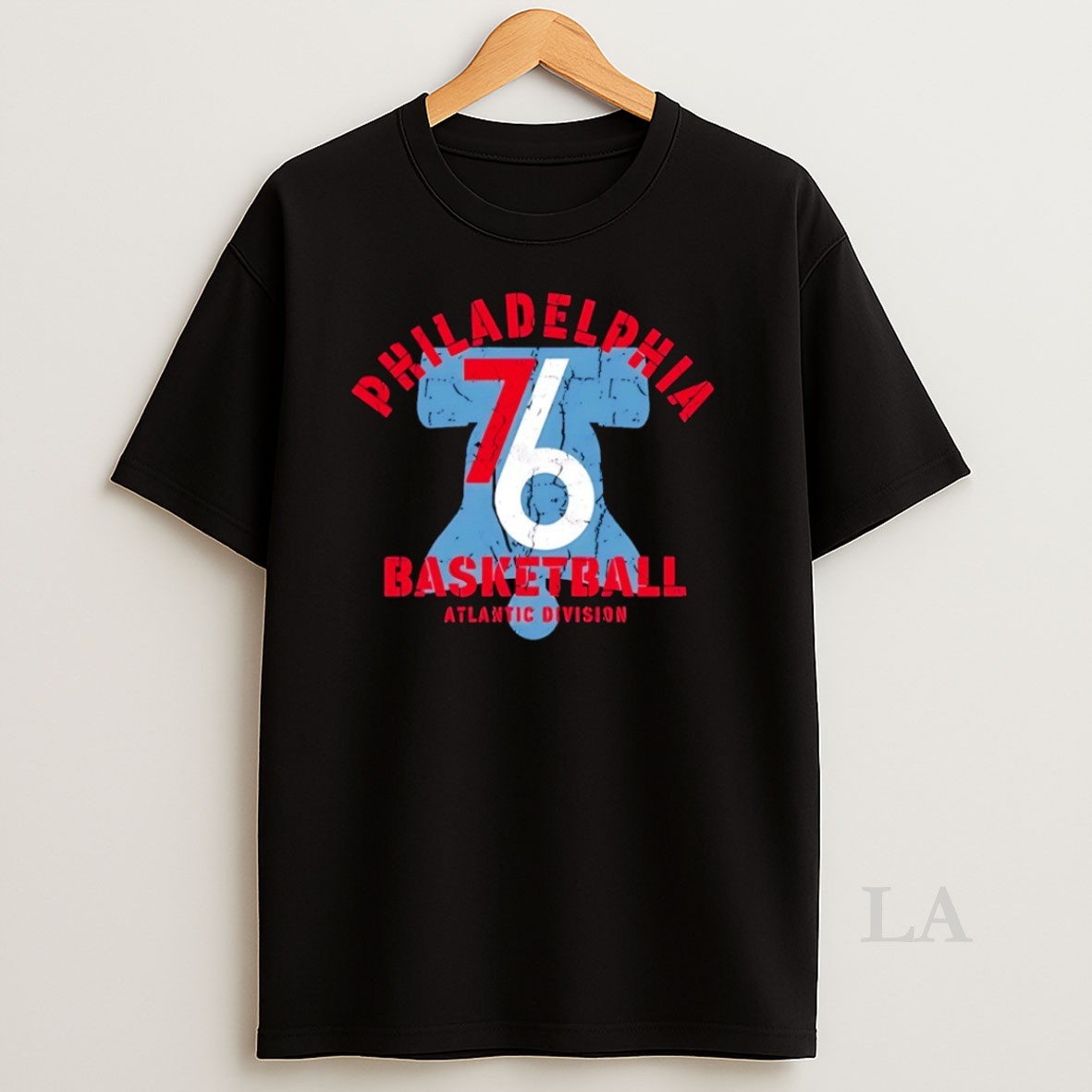 Original Philadelphia 76ers Basketball Atlantic Division Logo Shirt