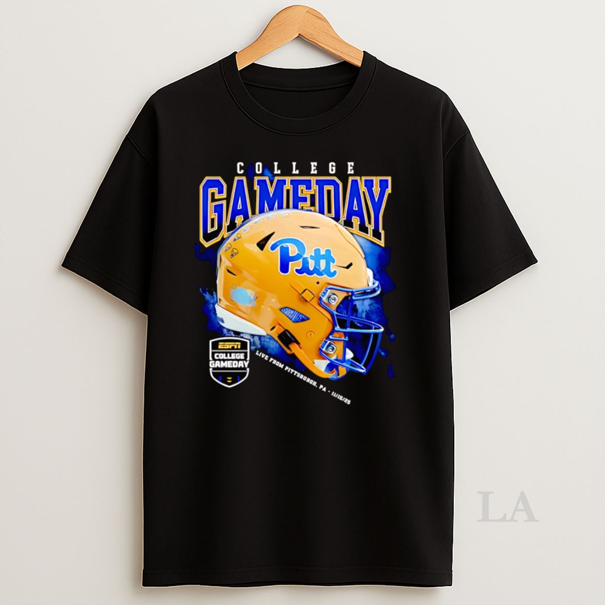 Original Pitt Panthers Football College Gameday Helmet Shirt