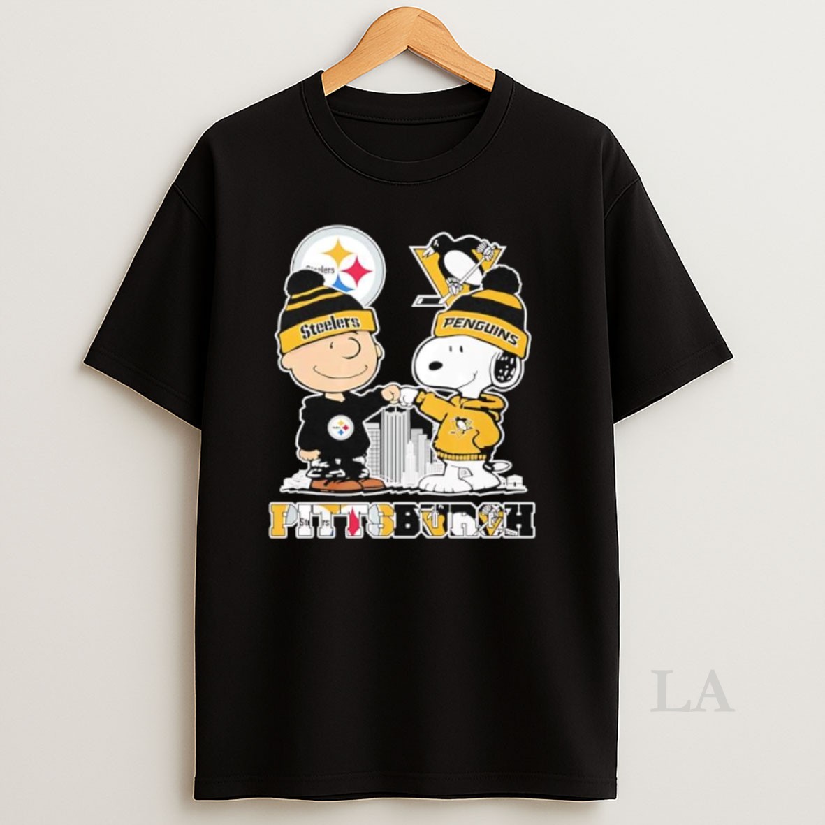 Original Pittsburgh Steelers And Peguins X Snoopy Charlie Brown Shirt