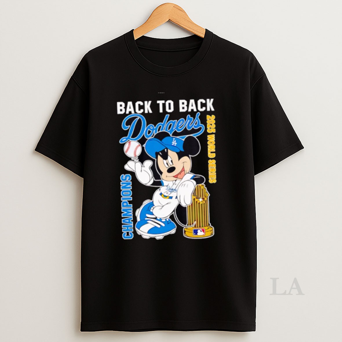 Original Premium Mickey X Dodgers 2025 World Series Champions Shirt