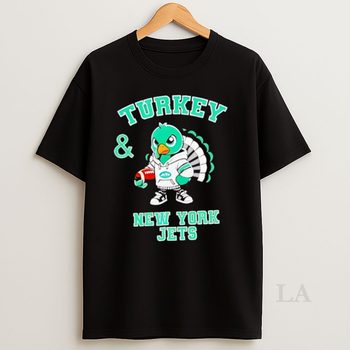 Original Premium Turkey And New York Jets Football Nfl Happy Thanksgiving Shirt