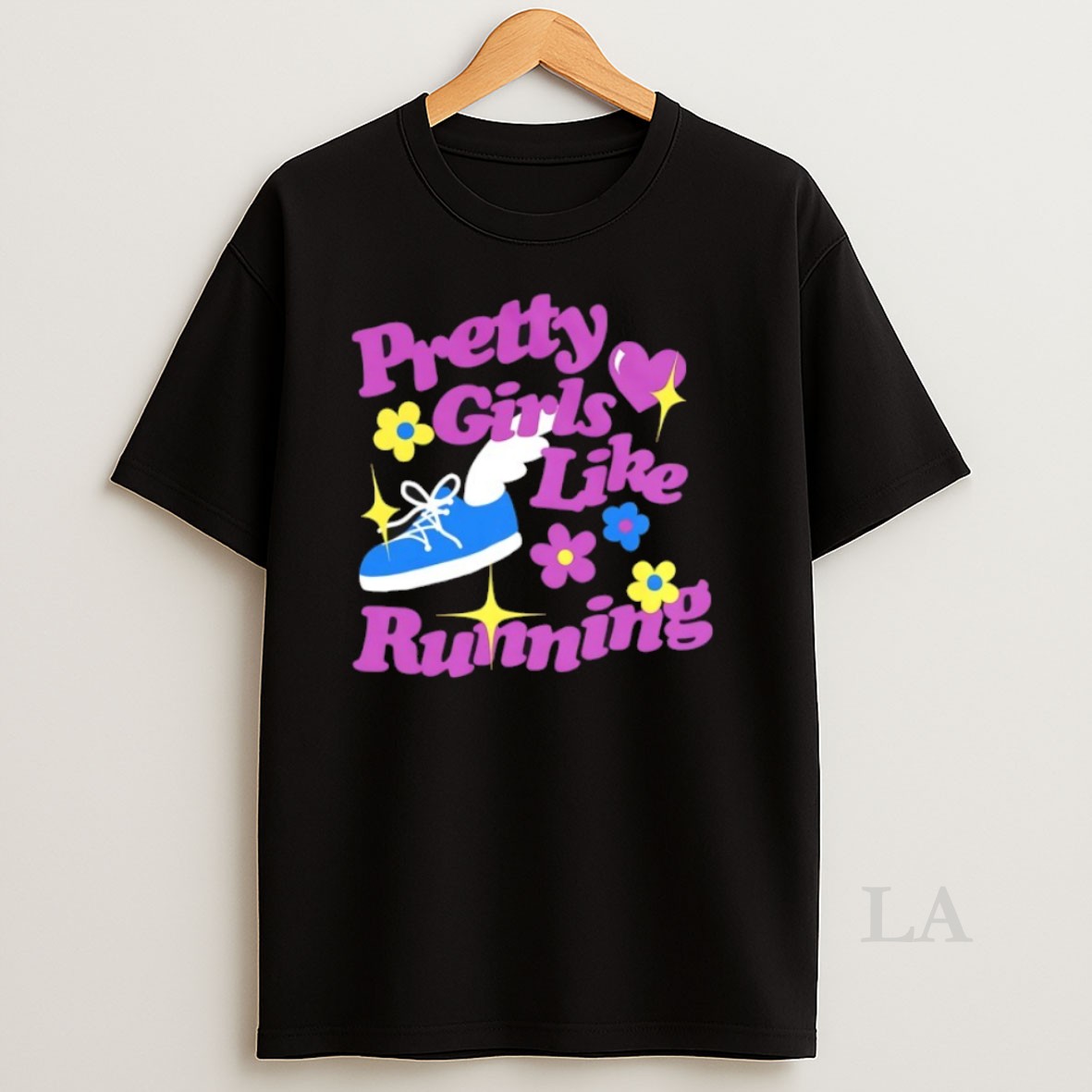 Original Pretty Girls Like Running Shirt