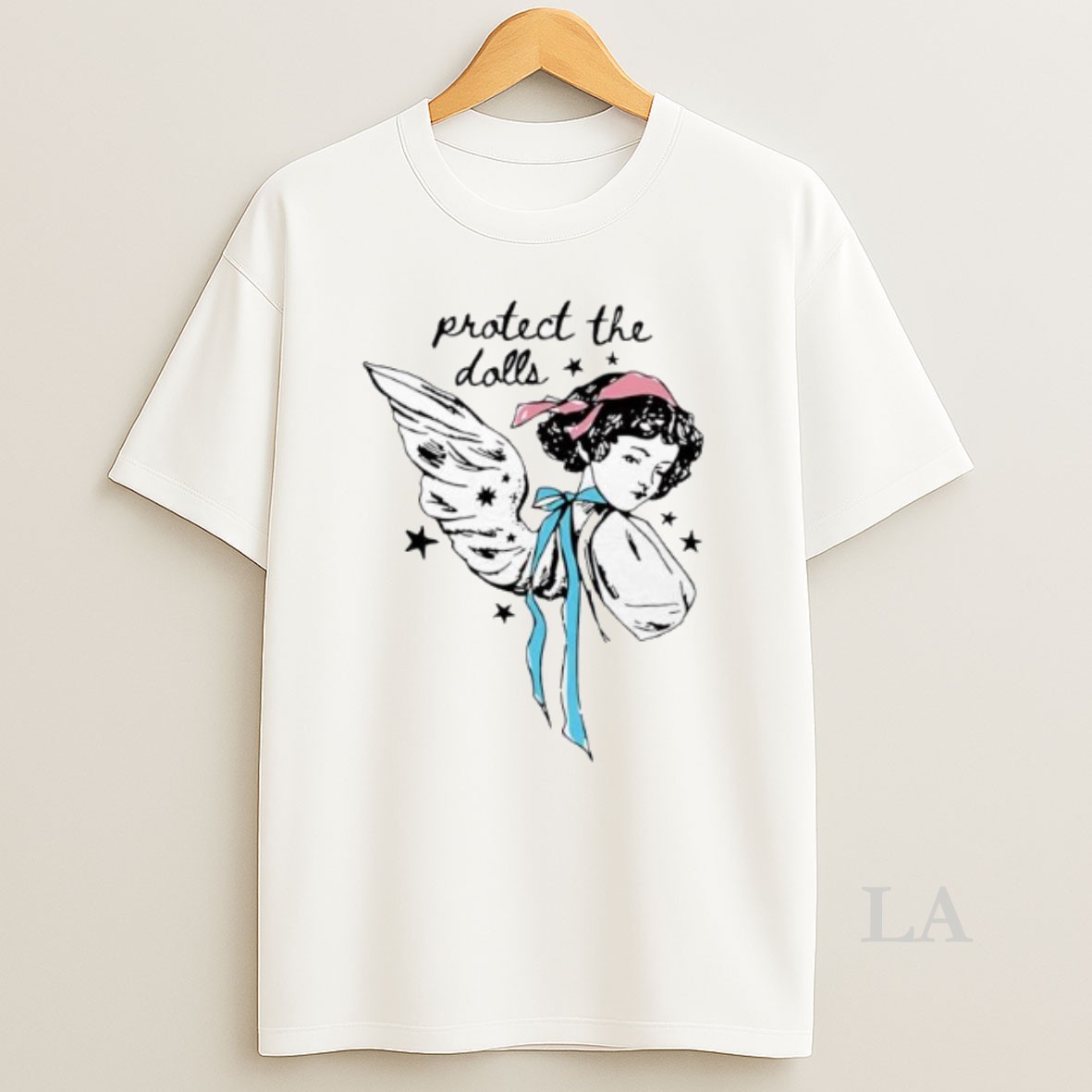 Original Protect The Dolls Wings Graphic Shirt
