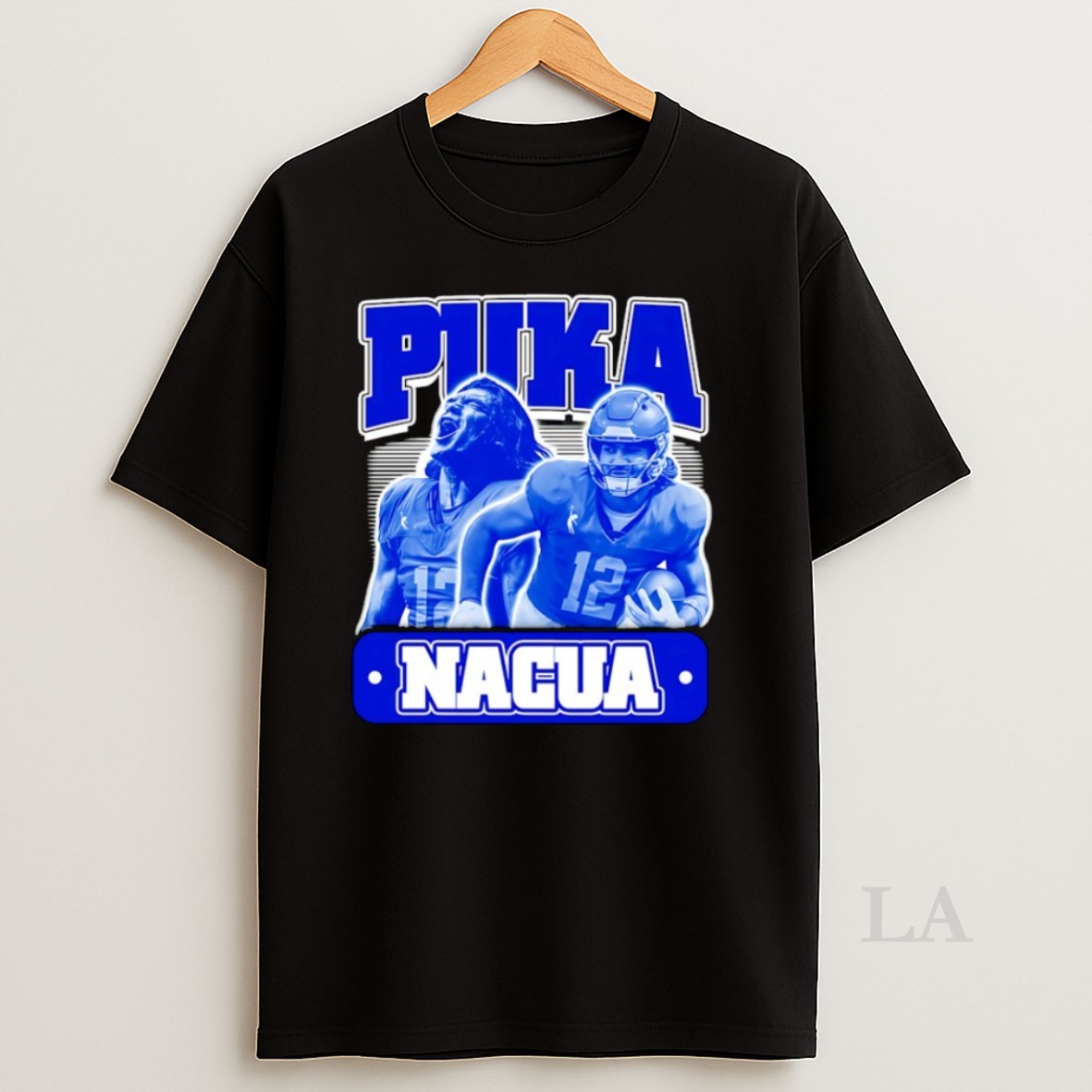 Original Puka Nacua Los Angeles Rams Nfl Portrait Graphic Shirt