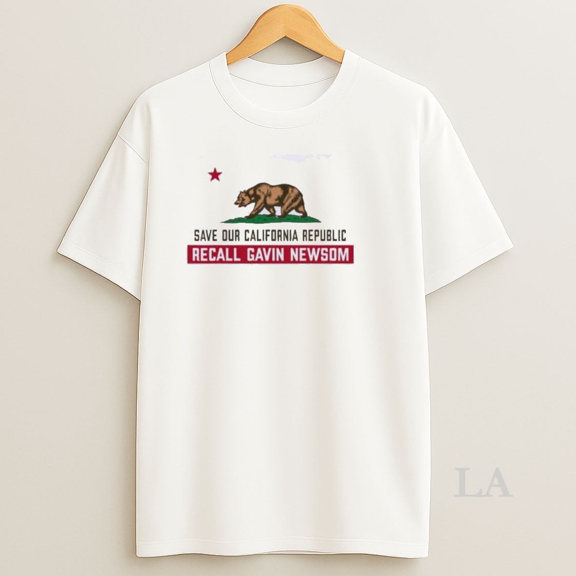 Original Recall Gavin Newsom Governor Save Our California Republic Shirt