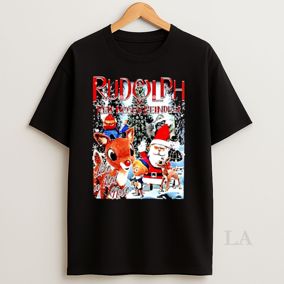 Original Rudolph The Red Nosed Reindeer Like A Red Nose Christmas Cartoon Shirt