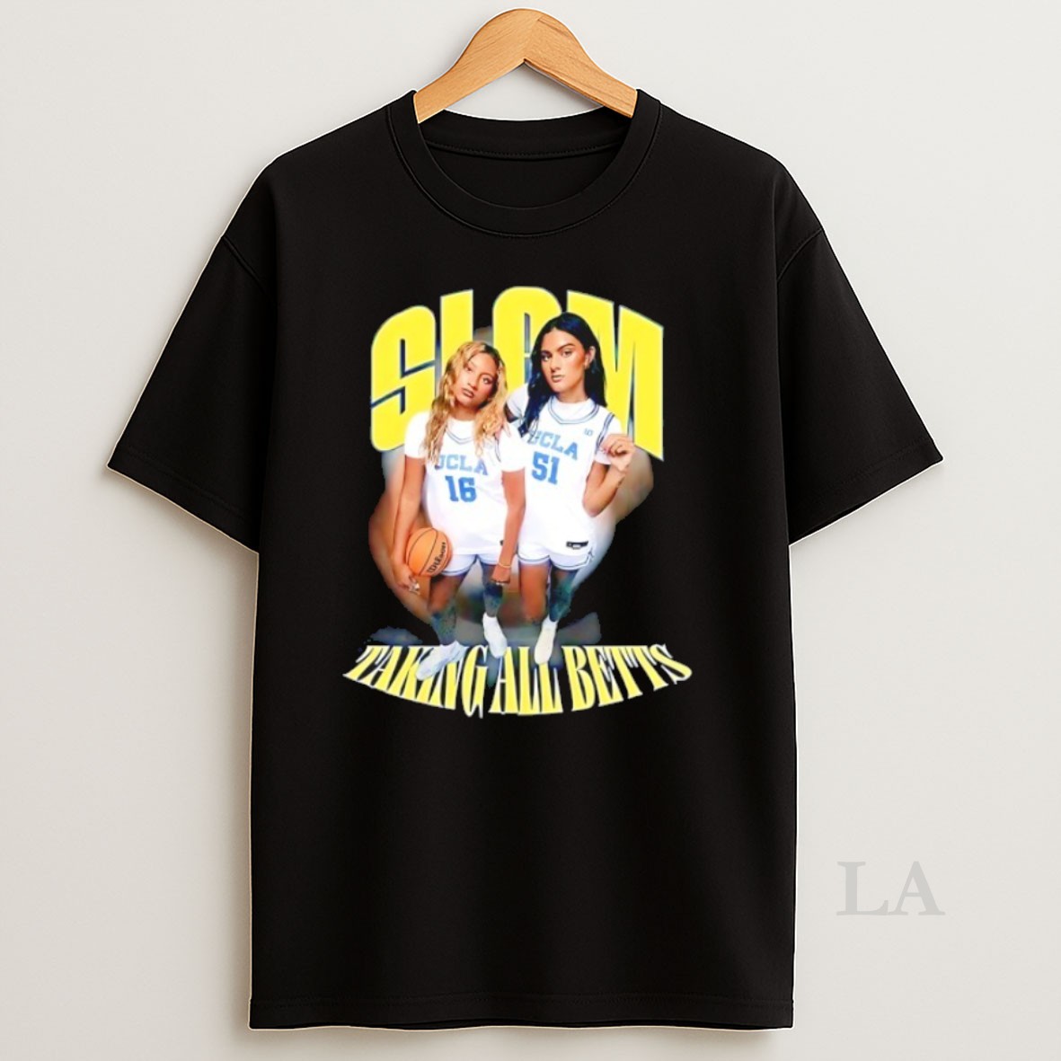 Original Slam Ucla Sisters Sienna And Lauren Betts Taking All Betts Shirt