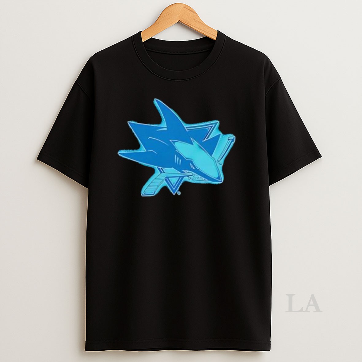 Original San Jose Sharks Air Brushed Primary Logo Shirt