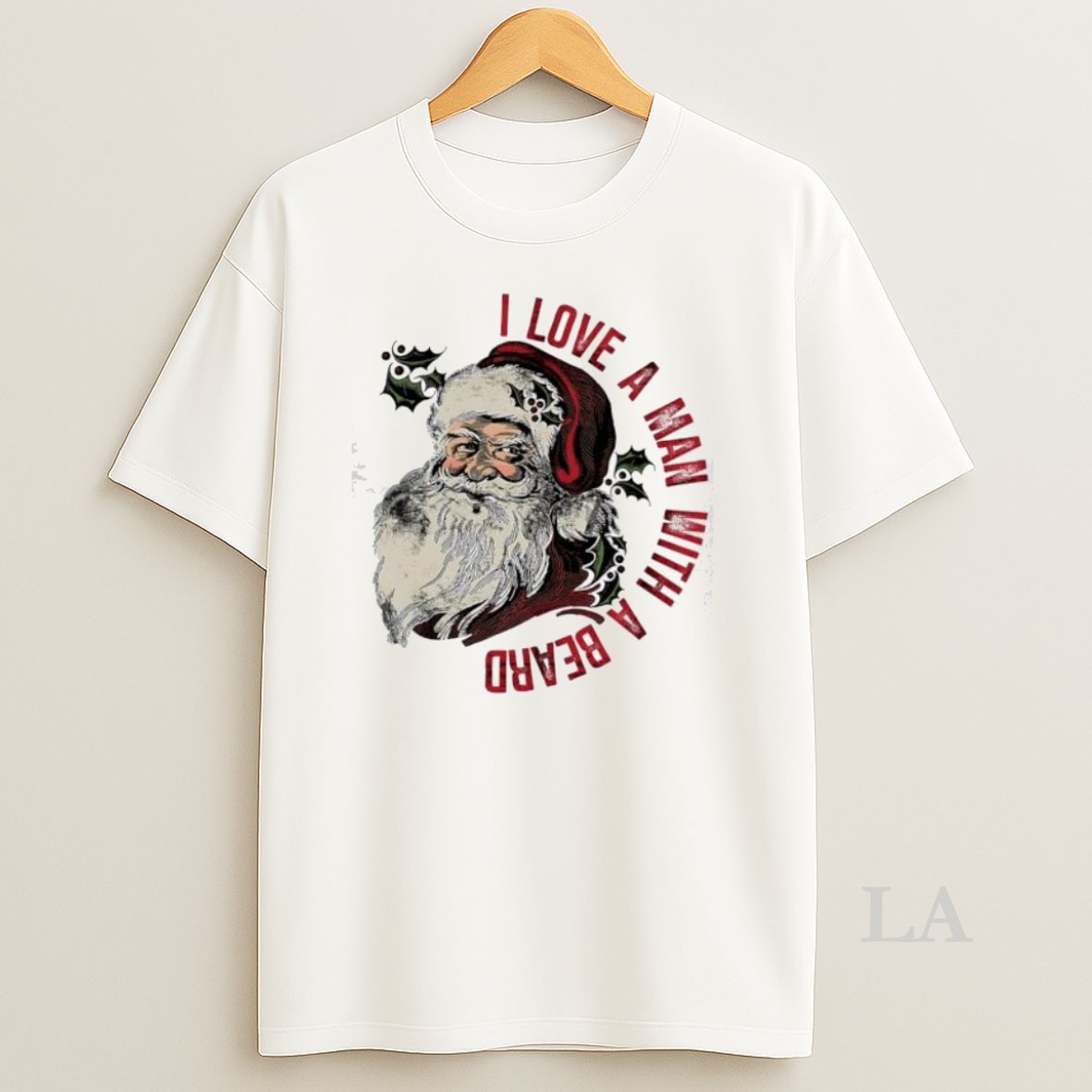 Original Santa Claus I Love A Man With A Beard Shirt