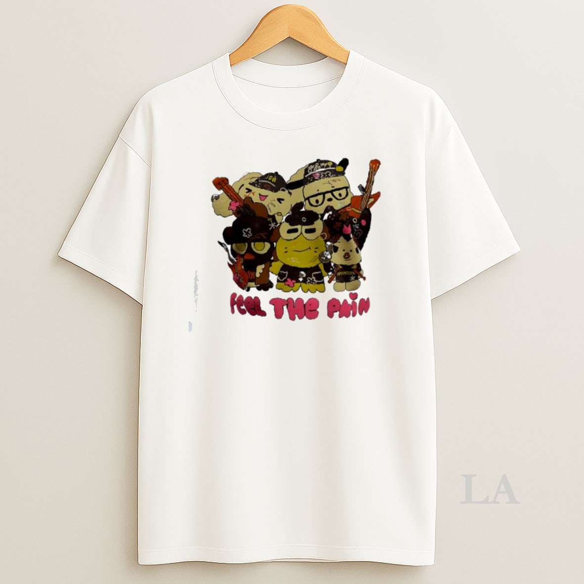 Original Several Cartoon Characters Feel The Pain Shirt