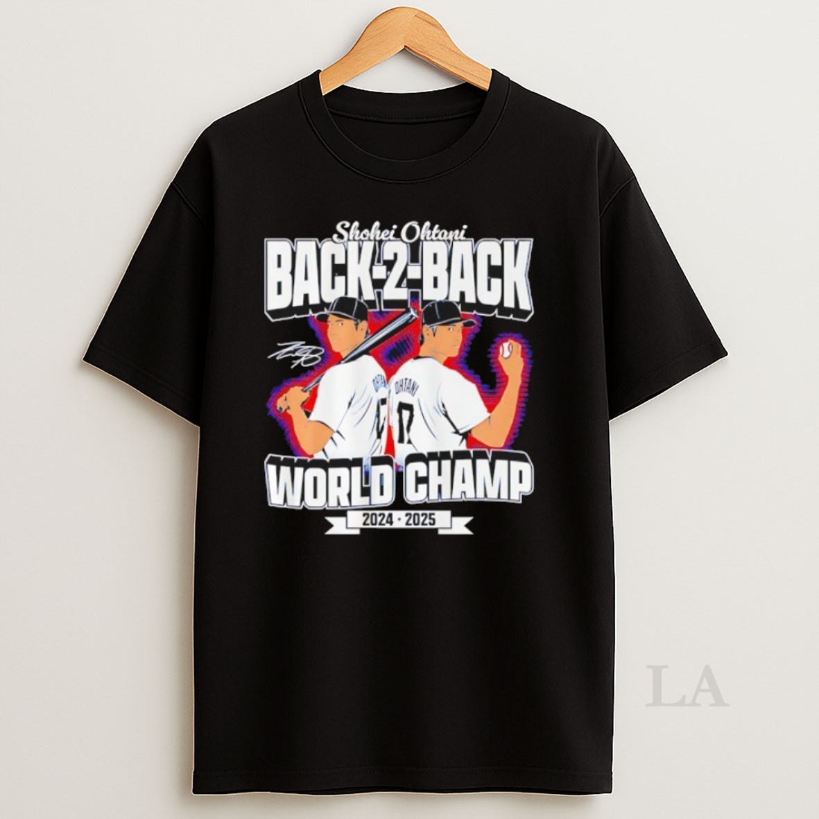 Original Shohei Ohtani Los Angeles Dodgers Back To Back World Champs 2024 2025 Shirt