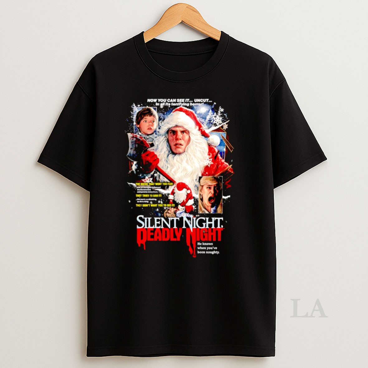 Original Silent Night Deadly Night Unholy Night Shirt