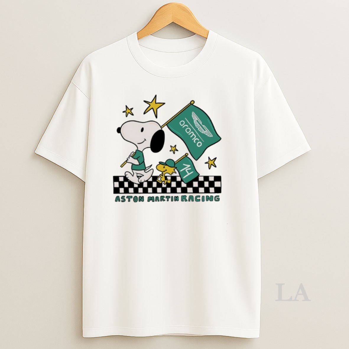 Original Snoopy And Woodstock X Aston Martin Racing 2025 Shirt