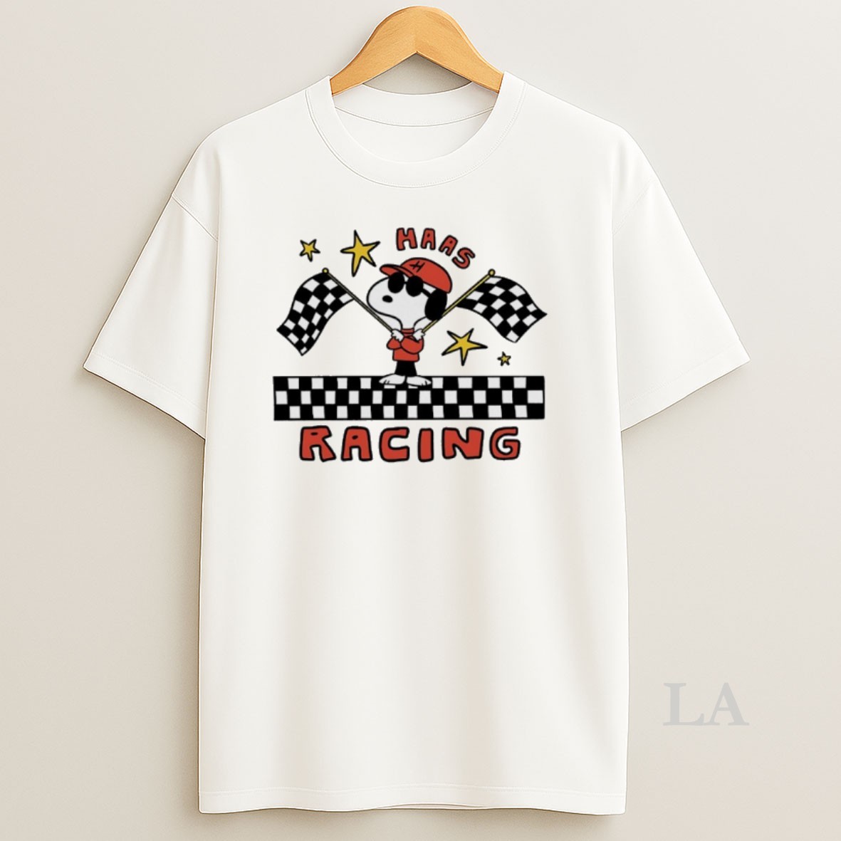 Original Snoopy X Haas Racing 2025 Shirt