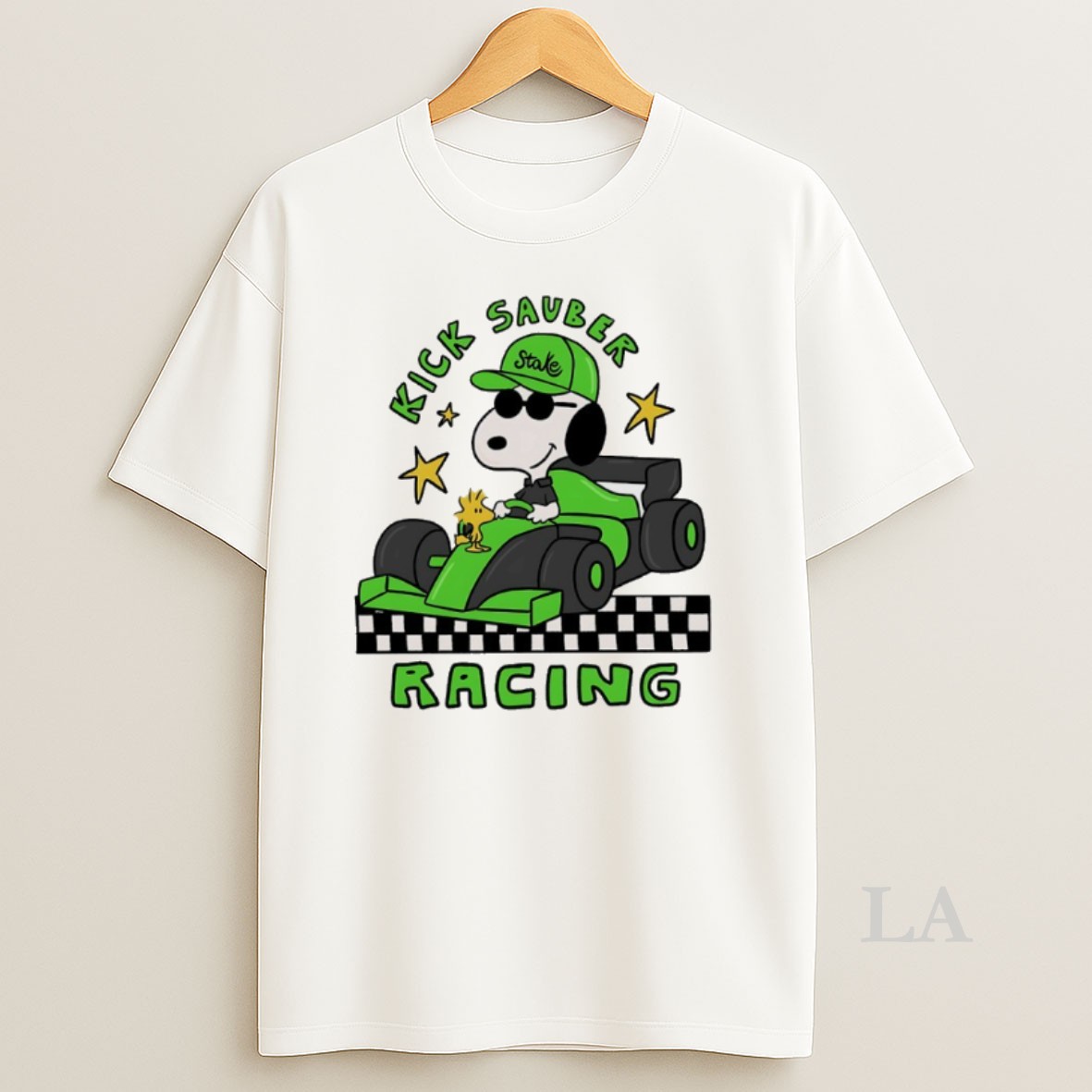 Original Snoopy X Kick Sauber Racing 2025 Shirt