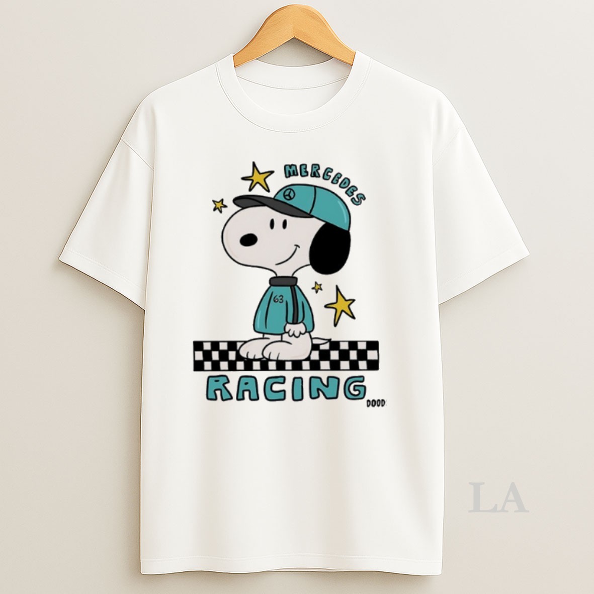 Original Snoopy X Mercedes Racing 2025 Shirt