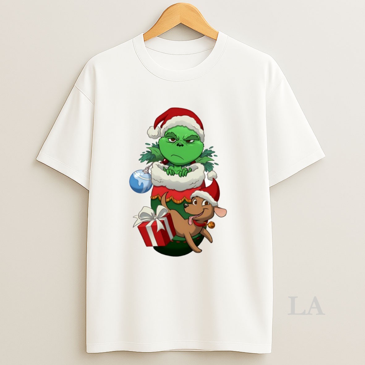 Original Stocking Stuffer Grump Grinch And Max Circle Shirt