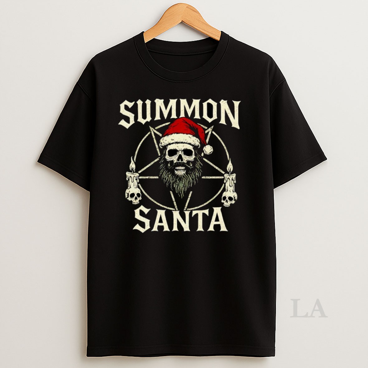 Original Summon Santa Goth Christmas Shirt