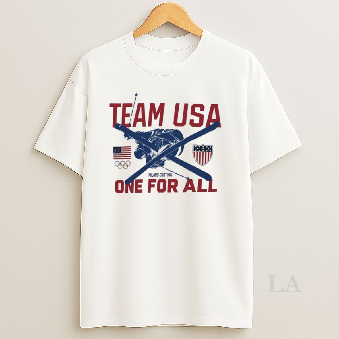 Original Team Usa One For All 2026 Winter Olympics Freestyle Skiing Shirt