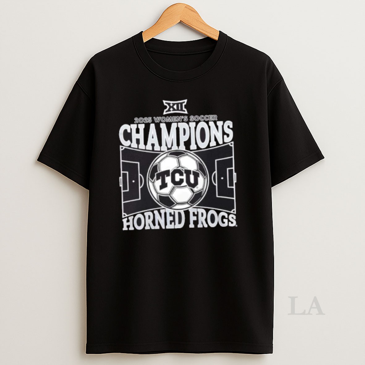 Original Texas Christian University Womens Soccer 2025 Big 12 Regular Season Champions 2 Sided Shirt