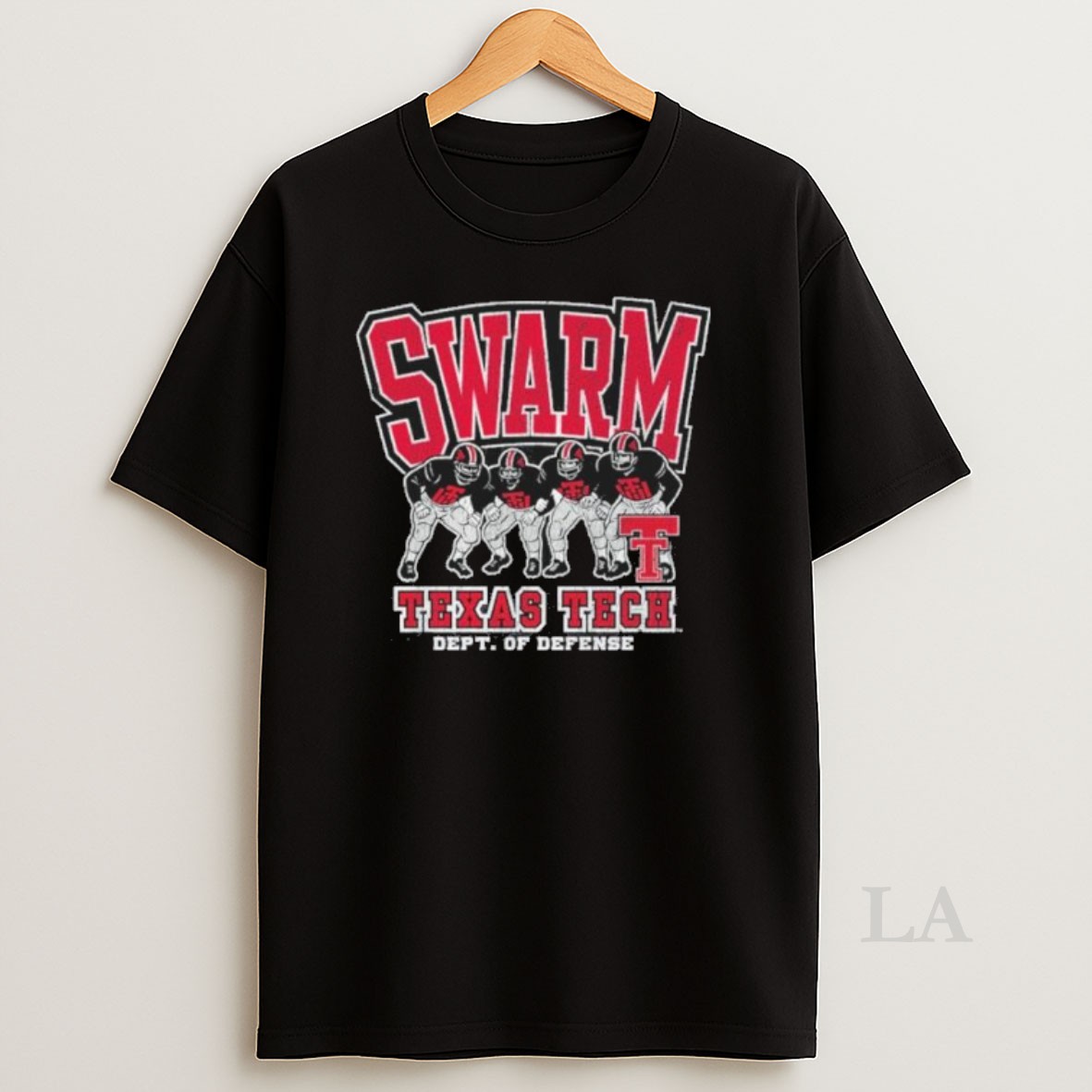 Original Texas Tech Football In Your Face Swarm Shirt