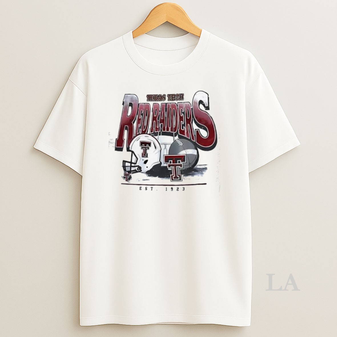 Original Texas Tech Red Raiders Football Est 1923 Helmet Vintage Shirt