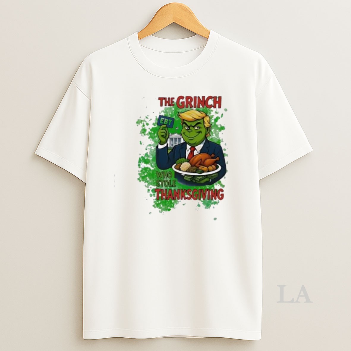 Original The Grinch Trump Who Stole Thanksgiving Ebt Shirt