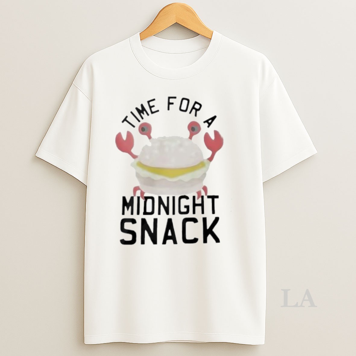 Original Time For A Midnight Snack Crab Shirt