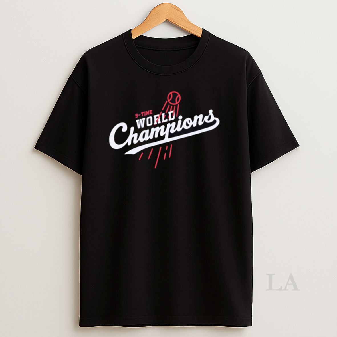 Original Top Los Angeles Dodgers 9 Time World Champions Logo Shirt