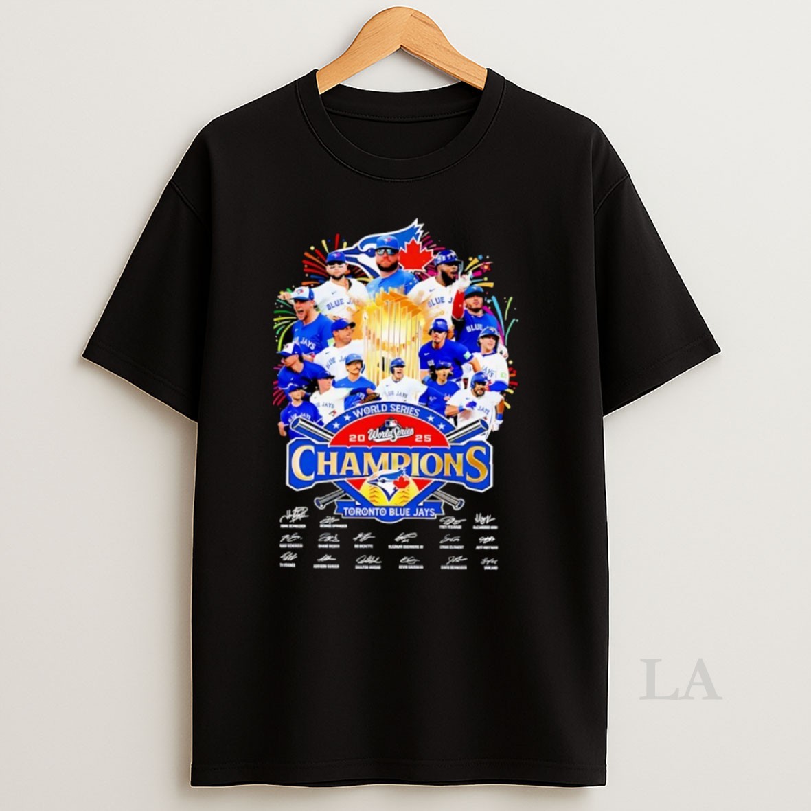 Original Toronto Blue Jays 2025 Mlb World Series Champions Signature Shirt
