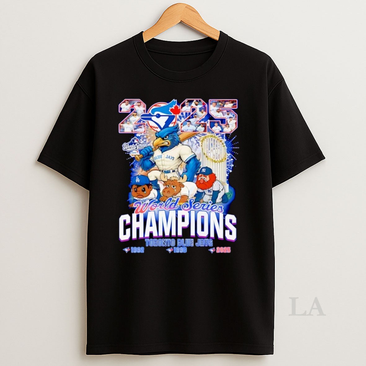 Original Toronto Blue Jays Baseball 2025 World Series Champions Mascot Shirt