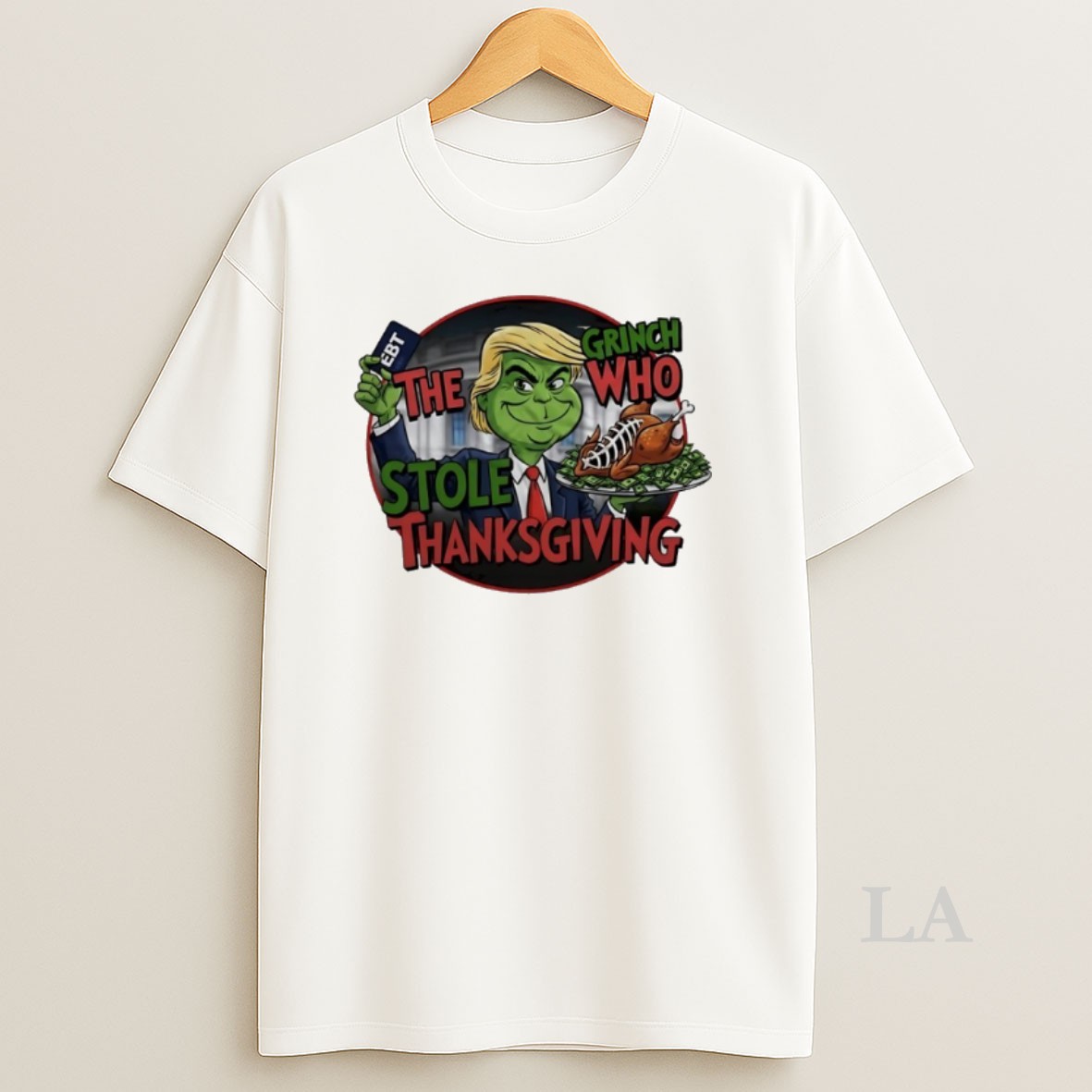 Original Trump Ebt X The Grinch Who Stole Thanksgiving Shirt