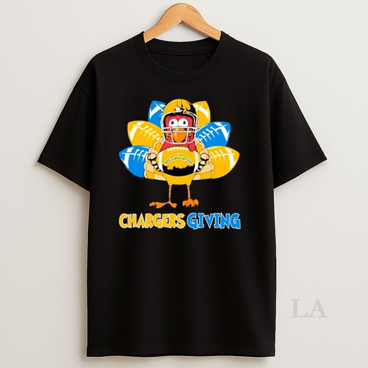 Original Turkey Los Angeles Chargers Thanksgiving Day 2025 Shirt