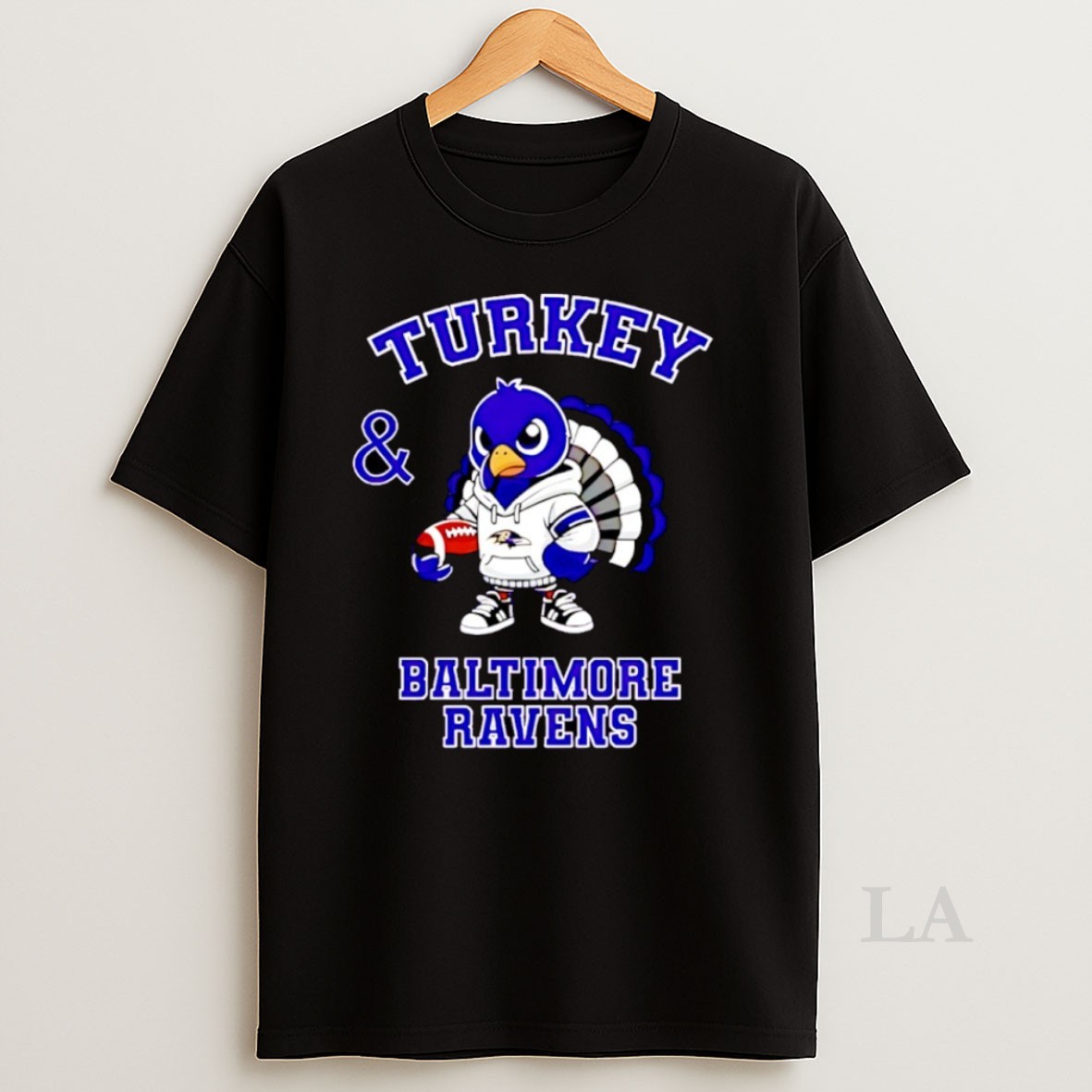 Original Turkey And Baltimore Ravens Nfl Thanksgiving 2025 Shirt