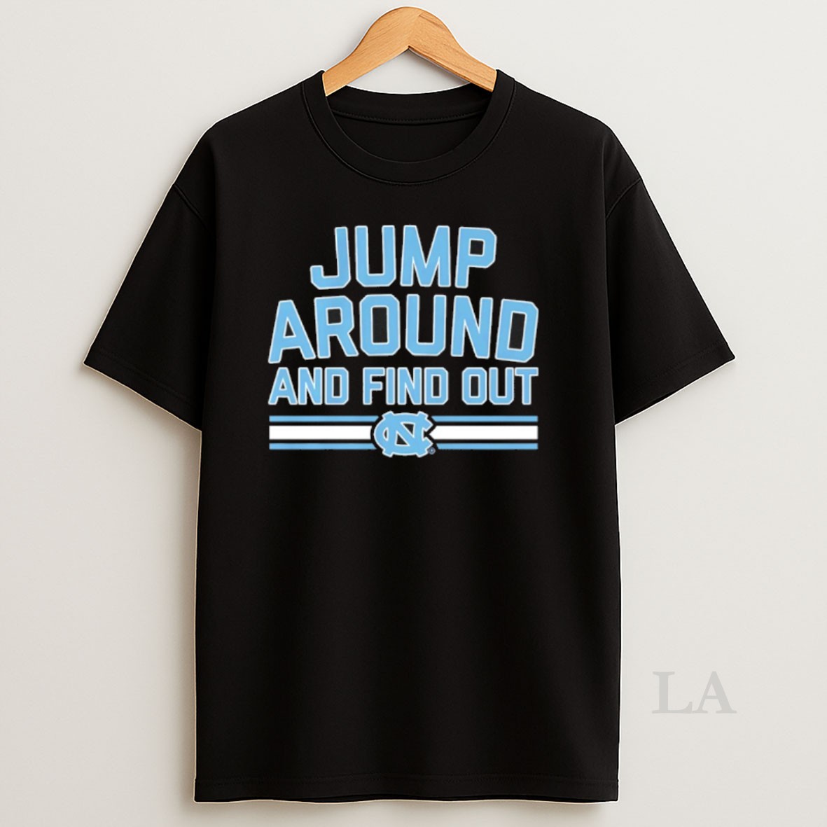 Original Unc Basketball Jump Around And Find Out Shirt