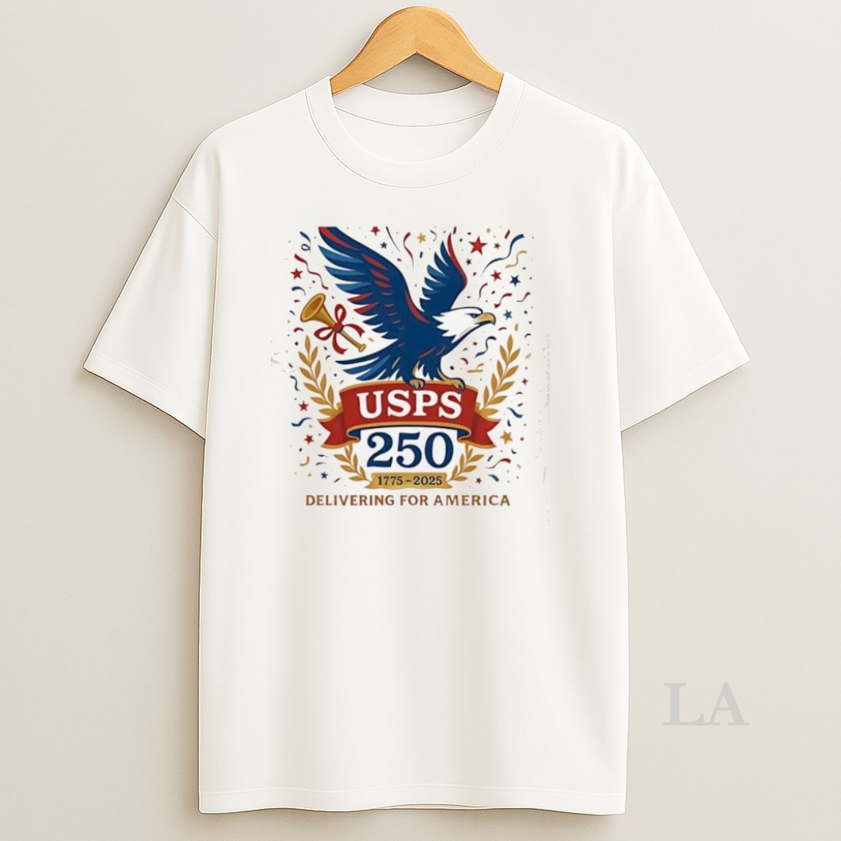 Original Usps 250th 1775 2025 Delivering For America Shirt
