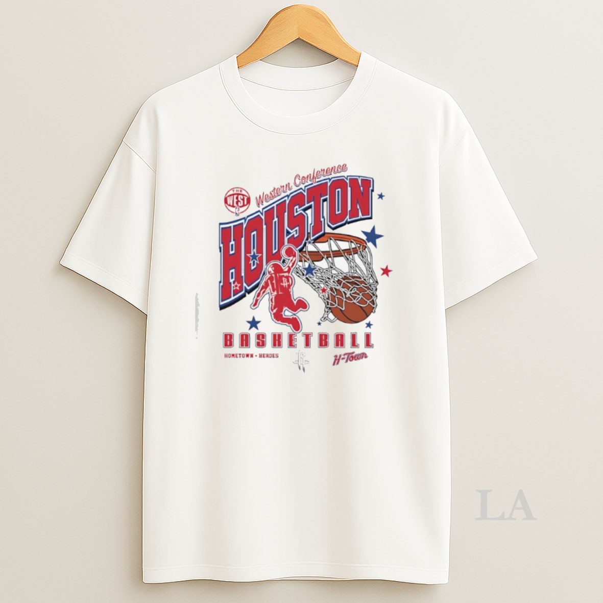 Original Western Conference Houston Rockets 2025 Basketball H Town Shirt