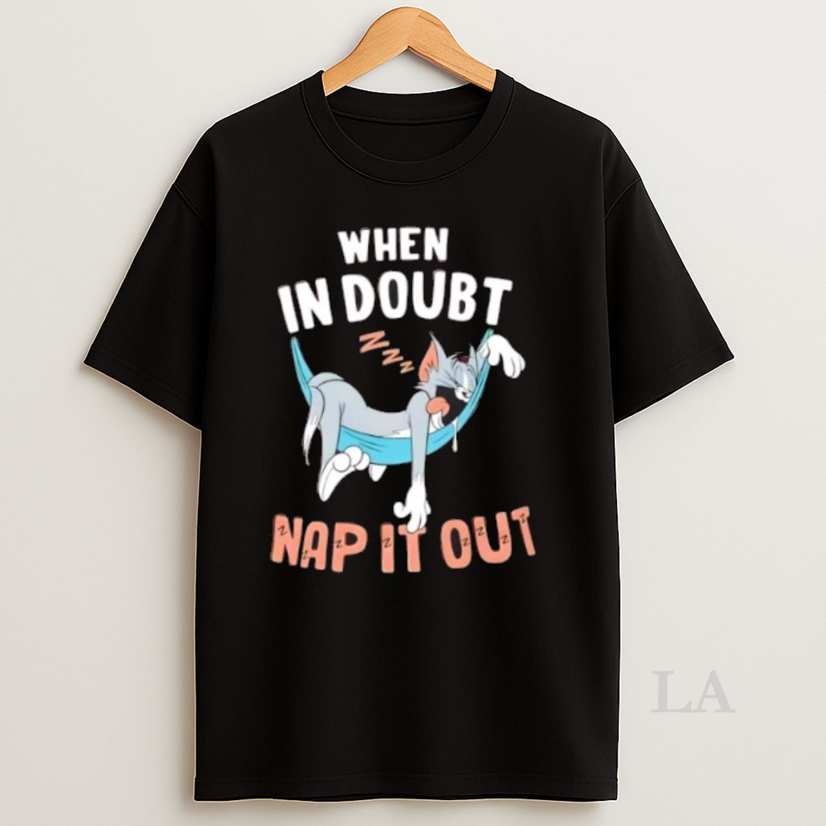 Original When In Doubt Nap It Out Lazy Cat Shirt