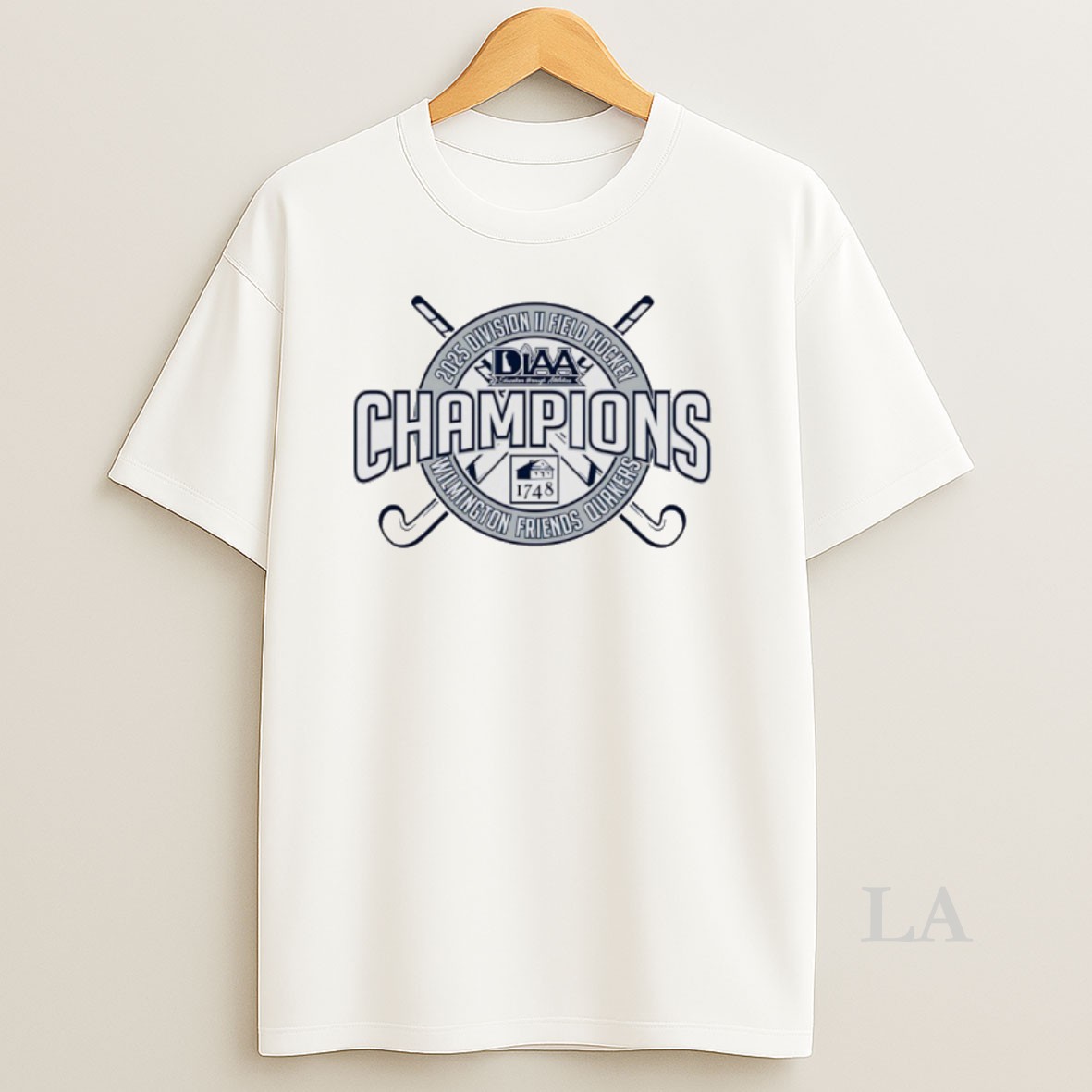 Original Wilmington Friends Quakers 2025 Diaa Field Hockey Champions Shirt