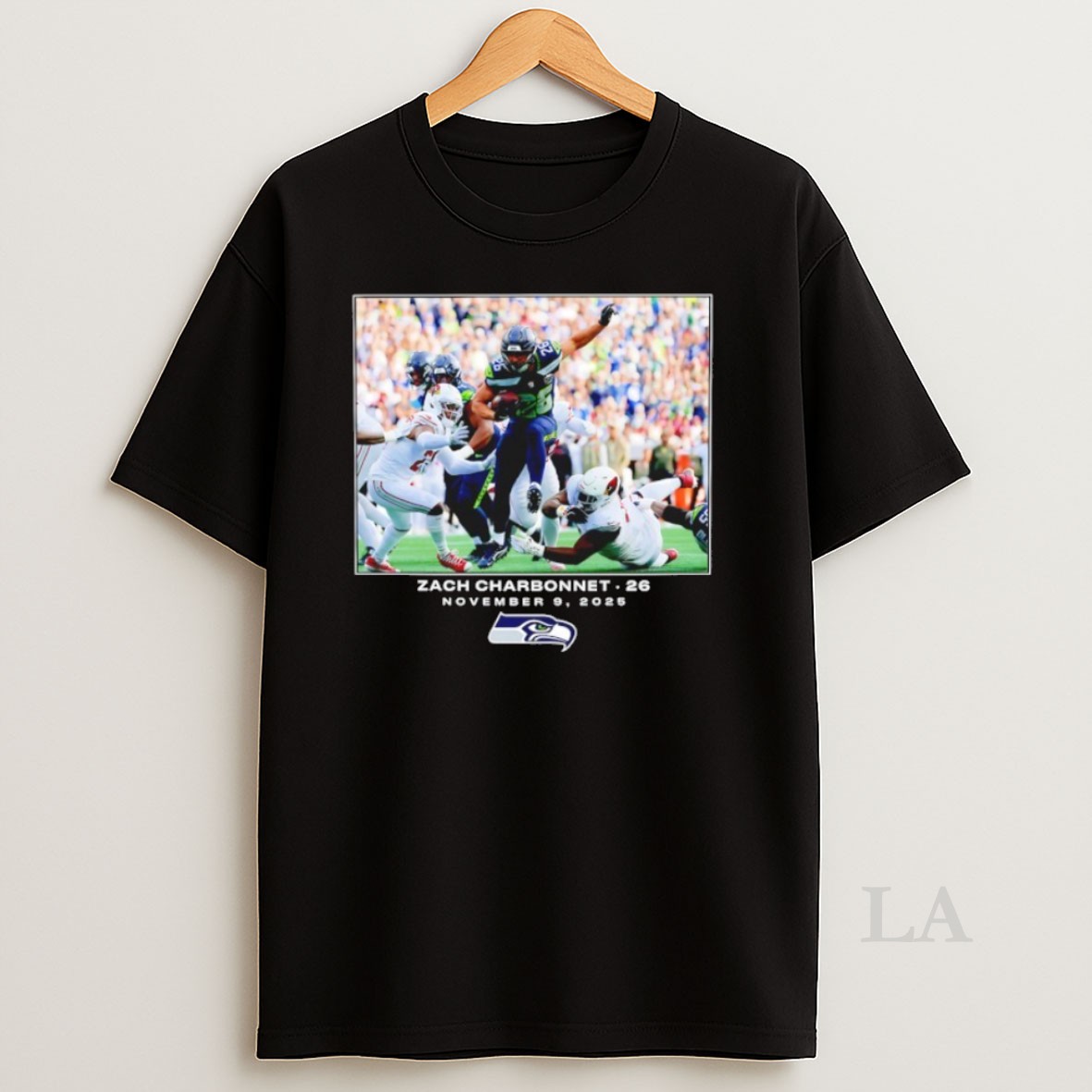 Original Zach Charbonnet Seattle Seahawks Nfl Flash Features Week 10 Shirt