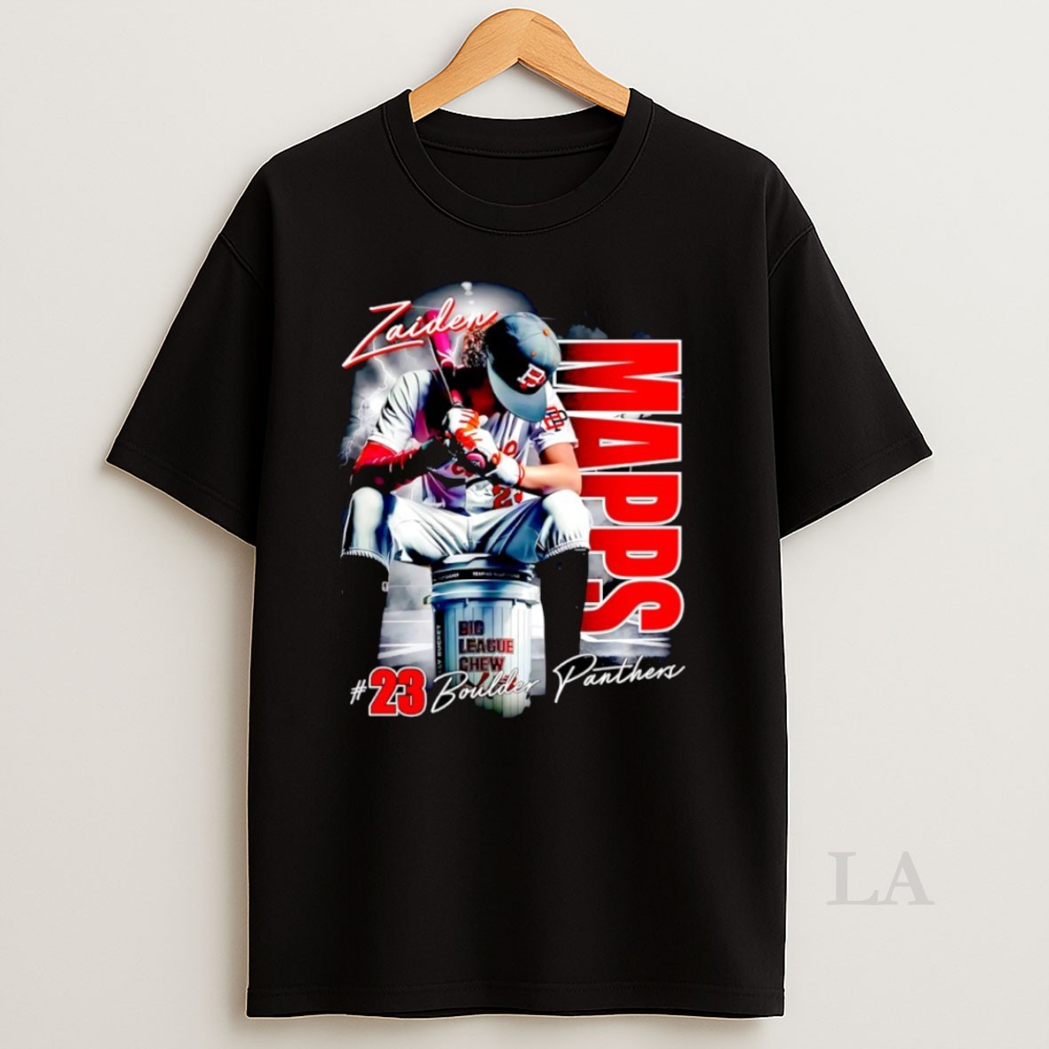 Original Zaiden Mapps 13 Boulder Panthers Baseball Graphic Shirt