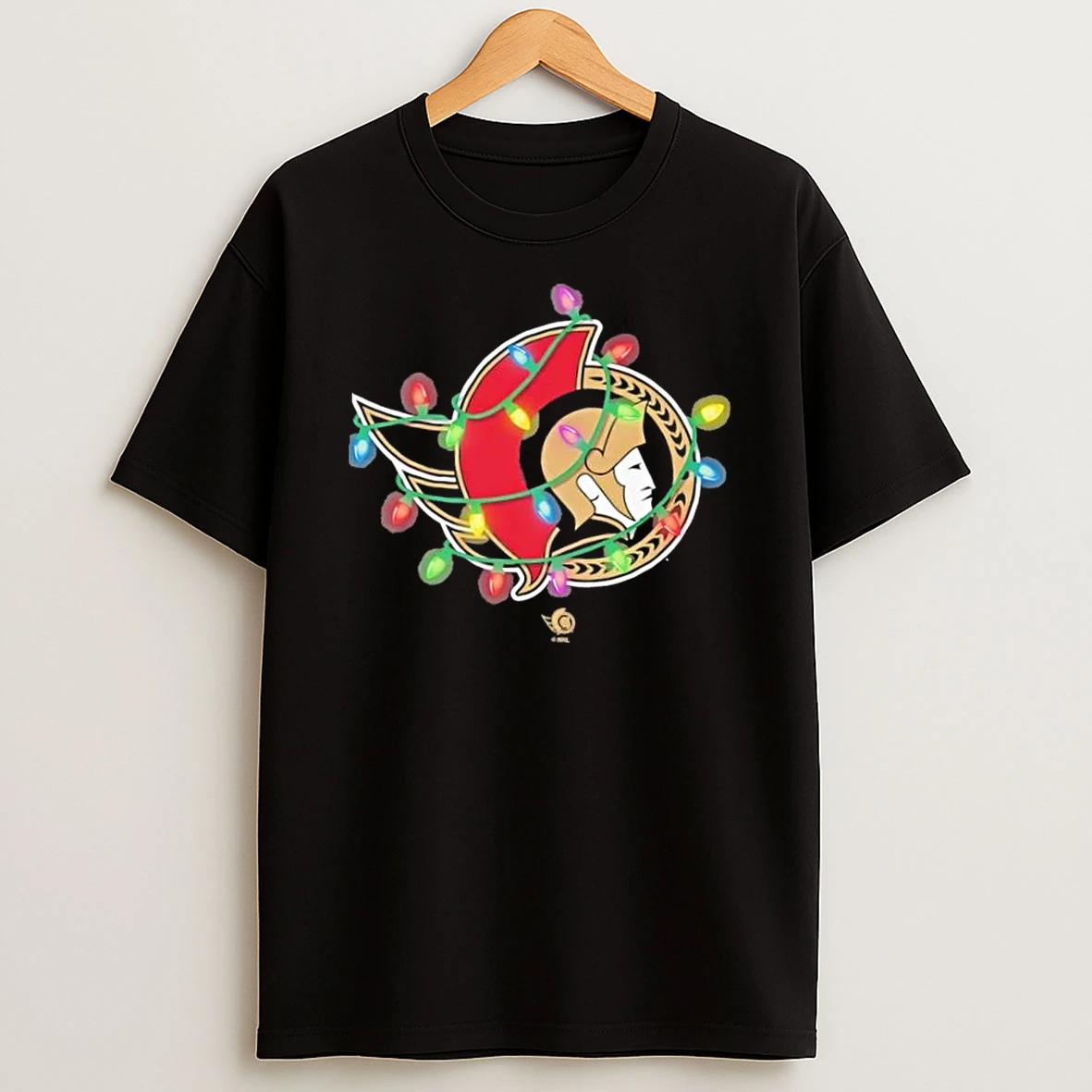 Ottawa Senators Logo Holiday Christmas Lights Shirts