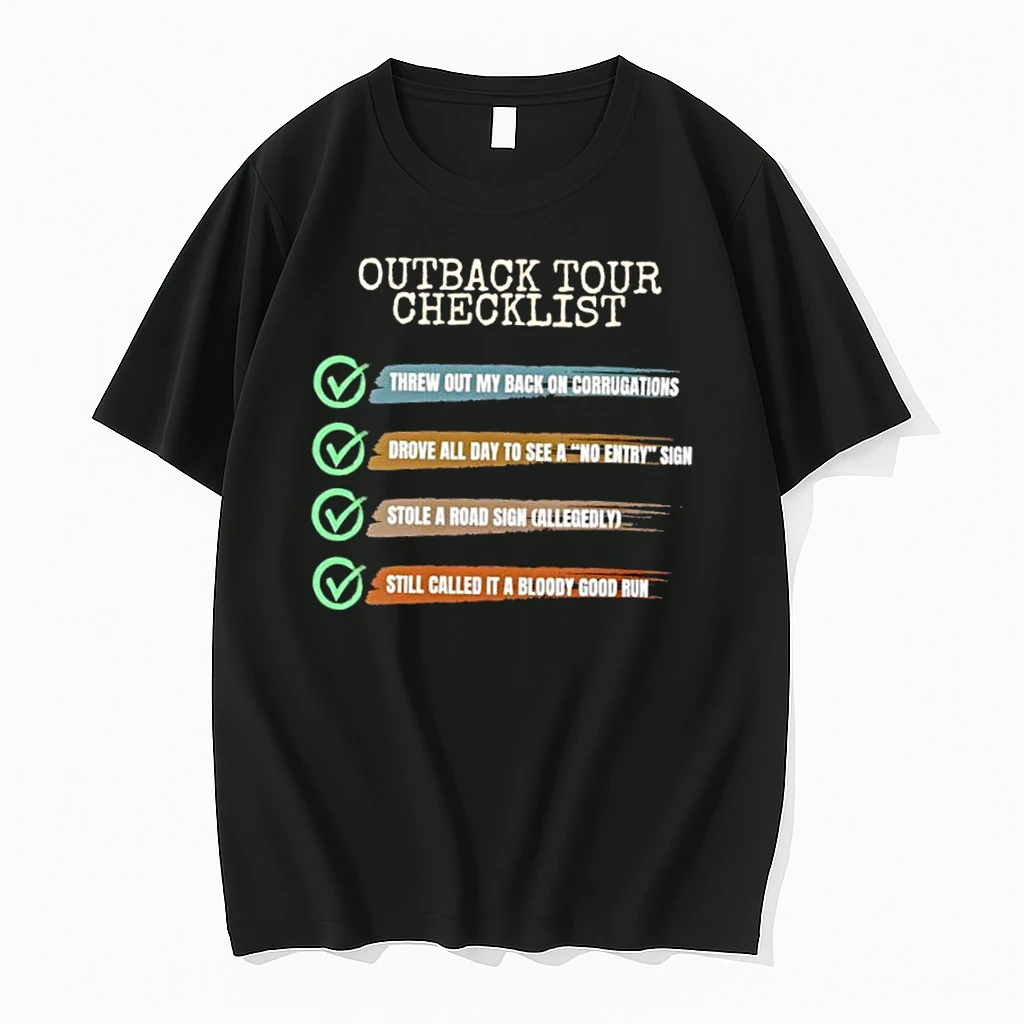 Outback Tour Checklist Shirts
