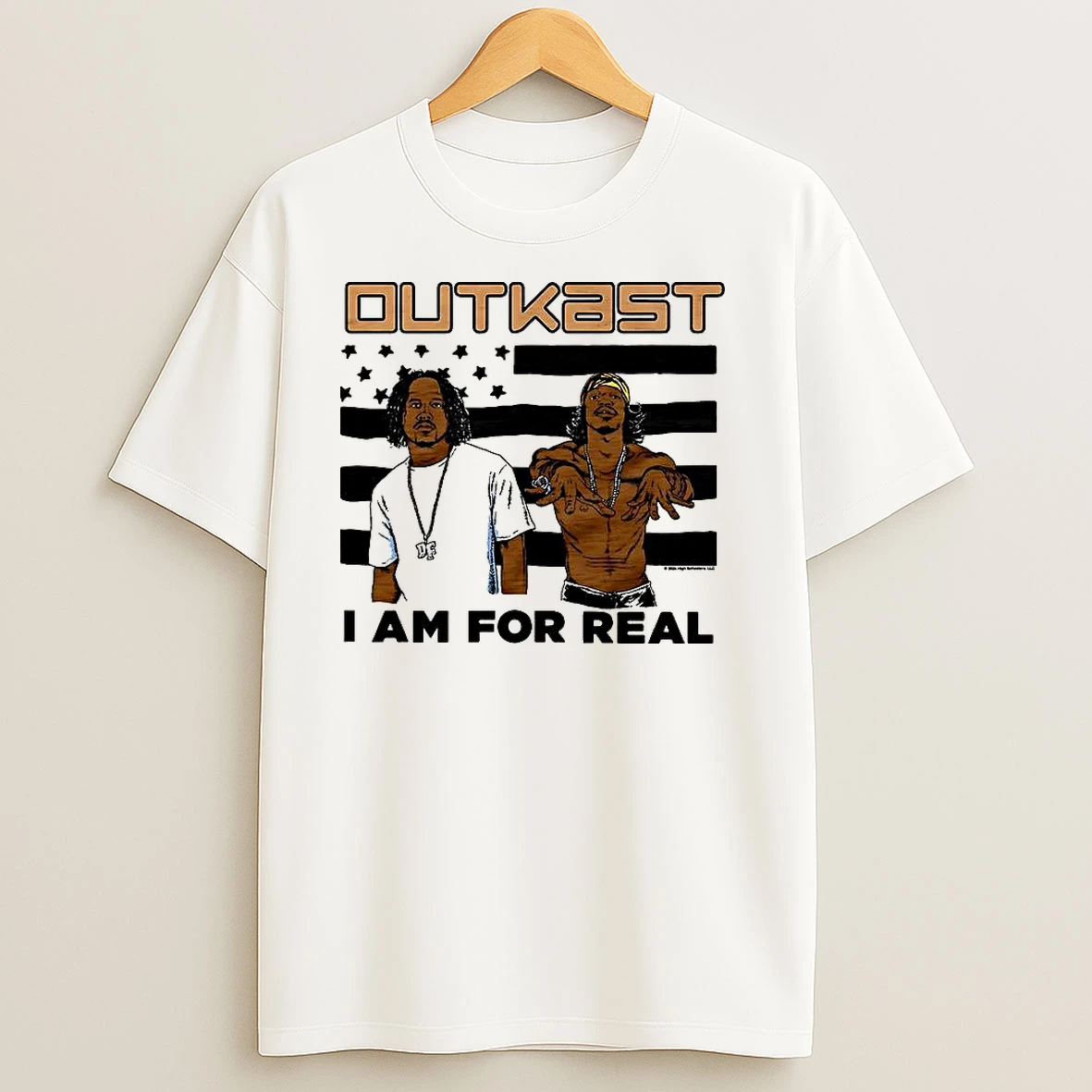 Outkast I Am For Real Flag Comic T Shirts