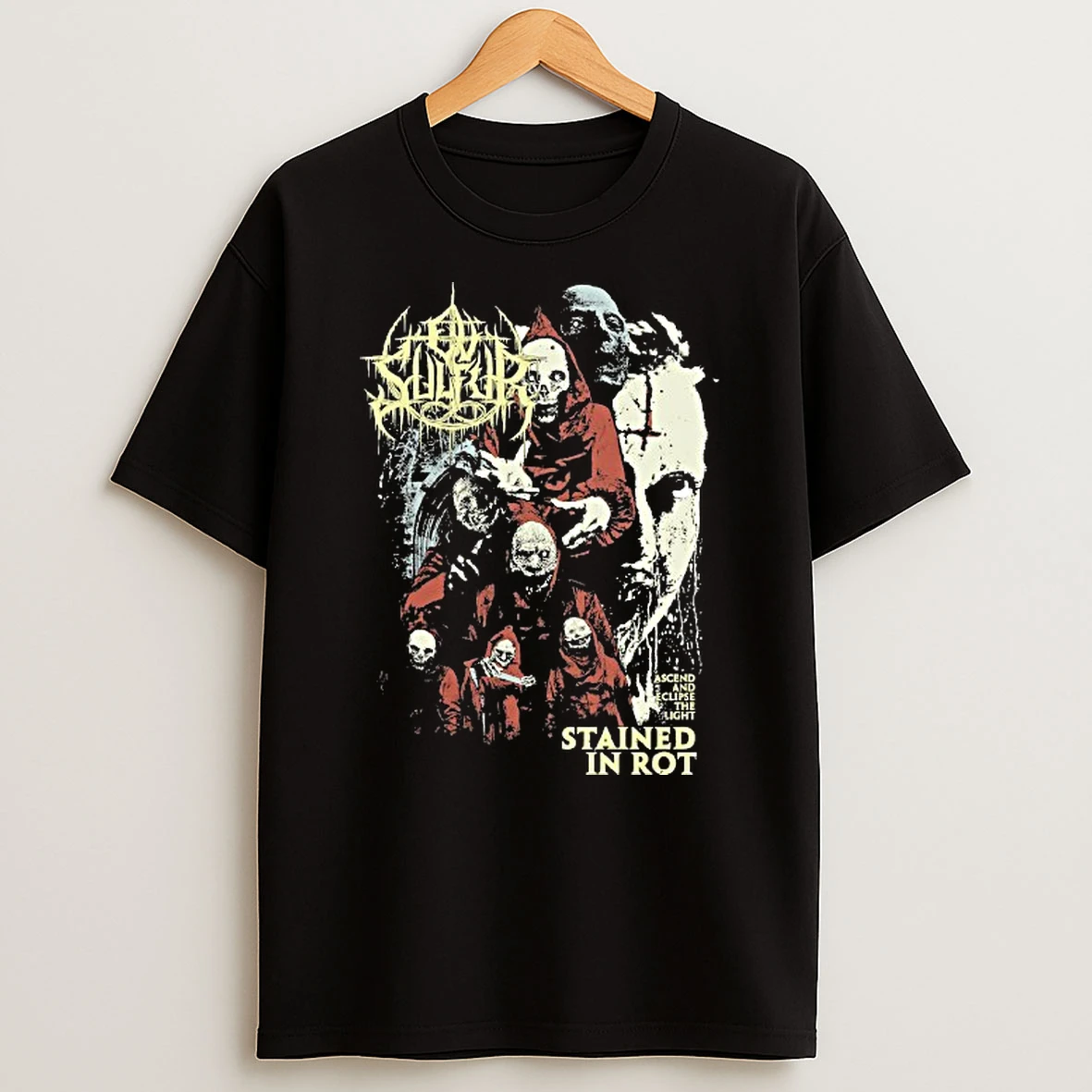Ov Sulfur Ascend And Eclipse The Light Stained In Rot Monsters Shirts