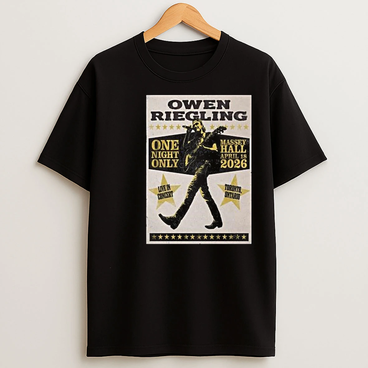 Owen Riegling April 18 2026 Massey Hall Toronto On Circle Black T Shirts