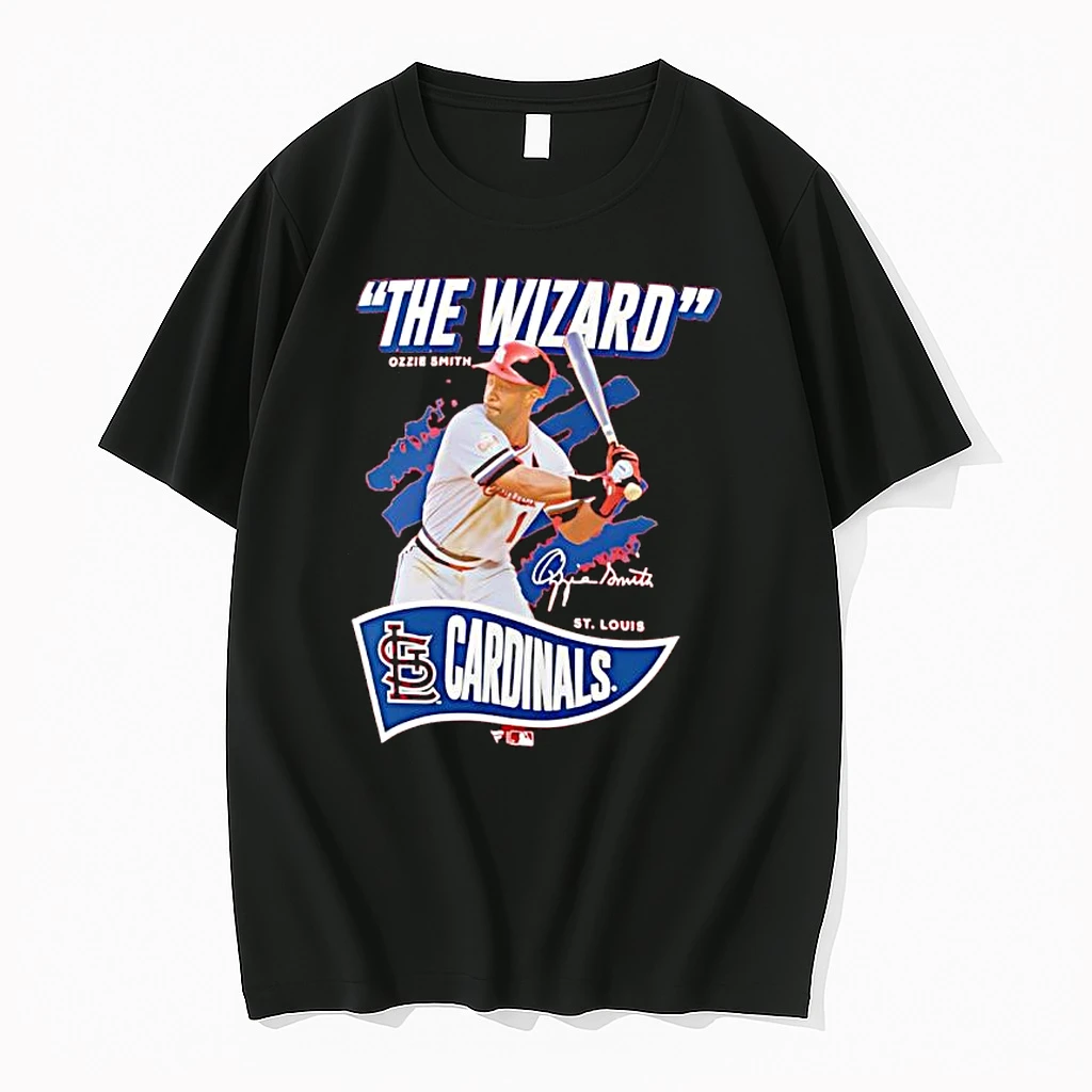 Ozzie Smith St Louis Cardinals Signature The Wizard Shirts
