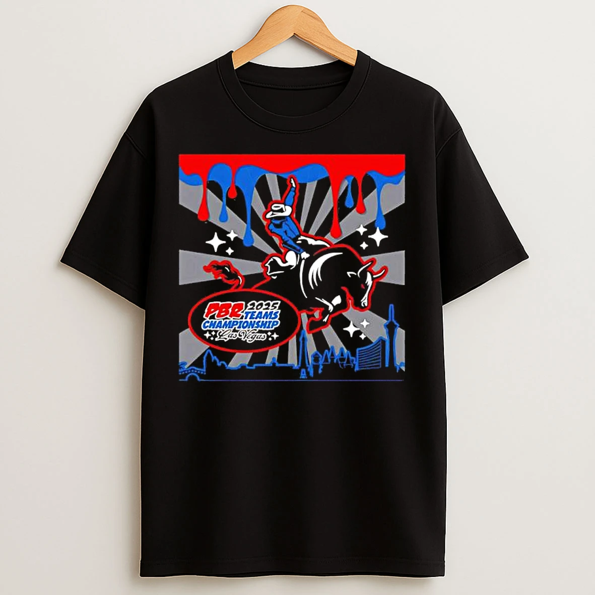 Pbr 2025 Teams Championship Drip Logo T Shirts